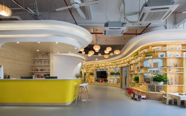 廣州展廳設(shè)計睿星貝貝早教店裝飾設(shè)計 廣州展廳設(shè)計睿星貝貝早教店裝飾設(shè)計